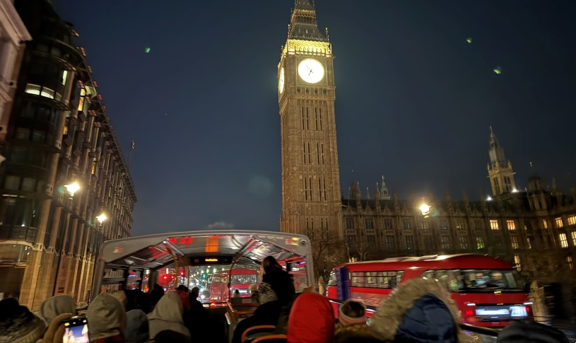 Golden Tours: London by Night Open Top Bus Tour