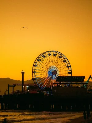 Watch the Sunset in Santa Monica